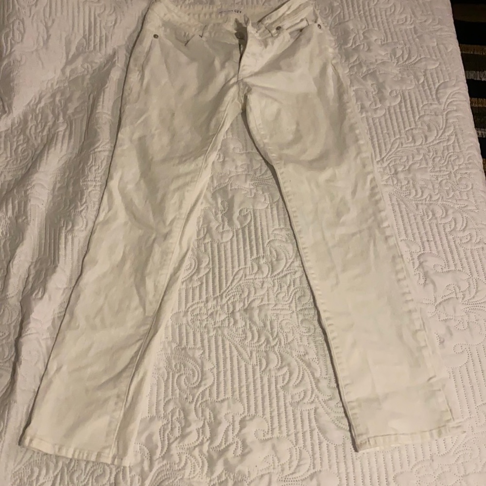 Loft white jeans